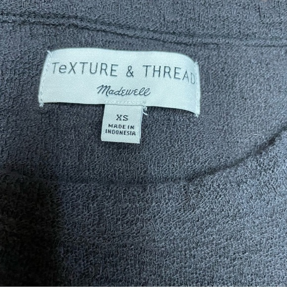 Madewell Texture & Thread Smocked Bell-Sleeve Top - Picture 7 of 10